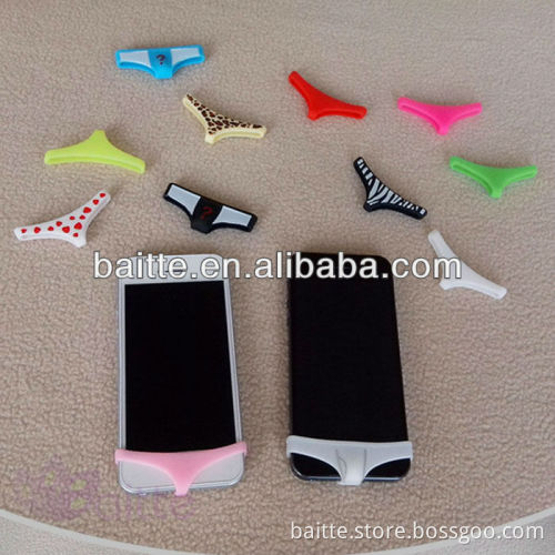2013 Hot sale Prevail Sexy silicon underwear for Iphone Decoration